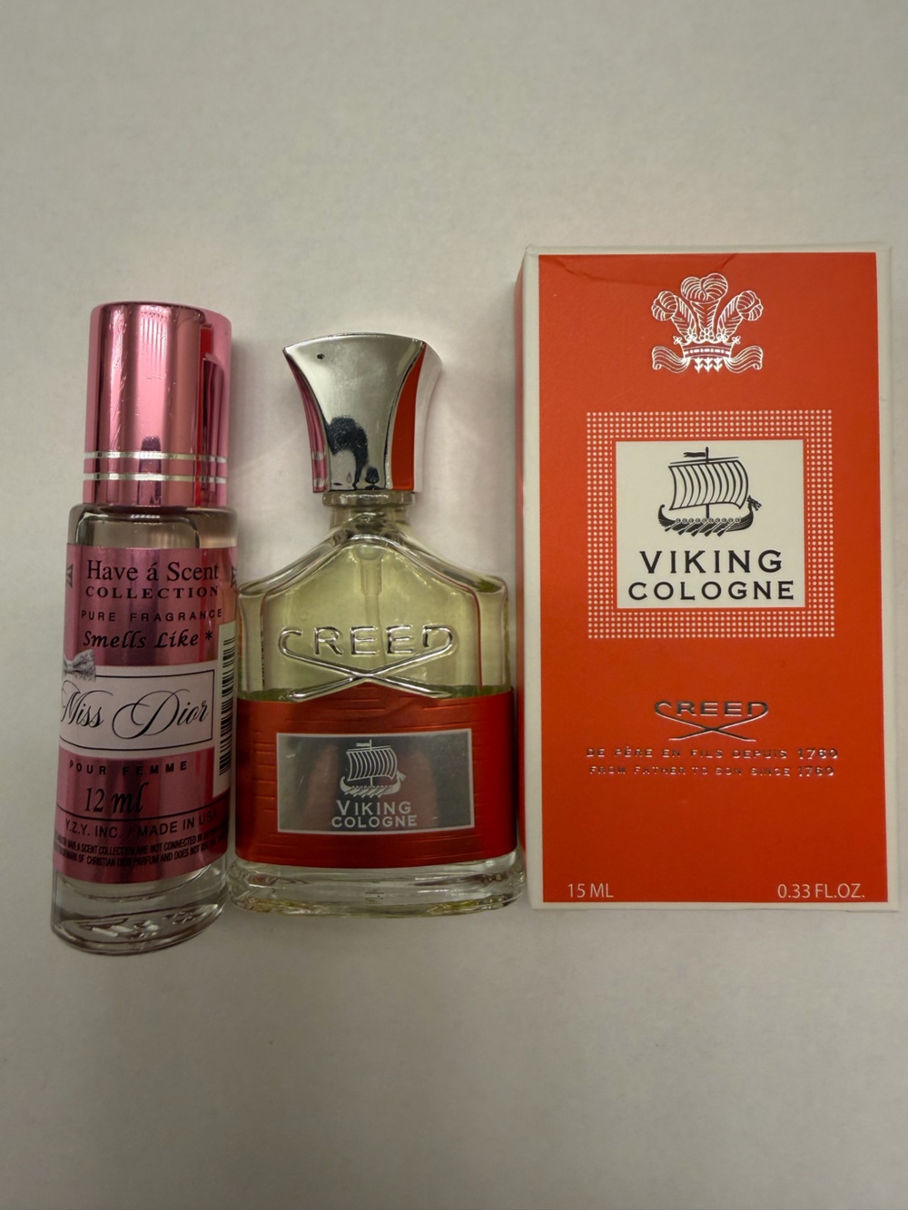 Inspired by Creed & Miss Dior Fragrance Bundle | 2 Pc Unbranded Perfume Set